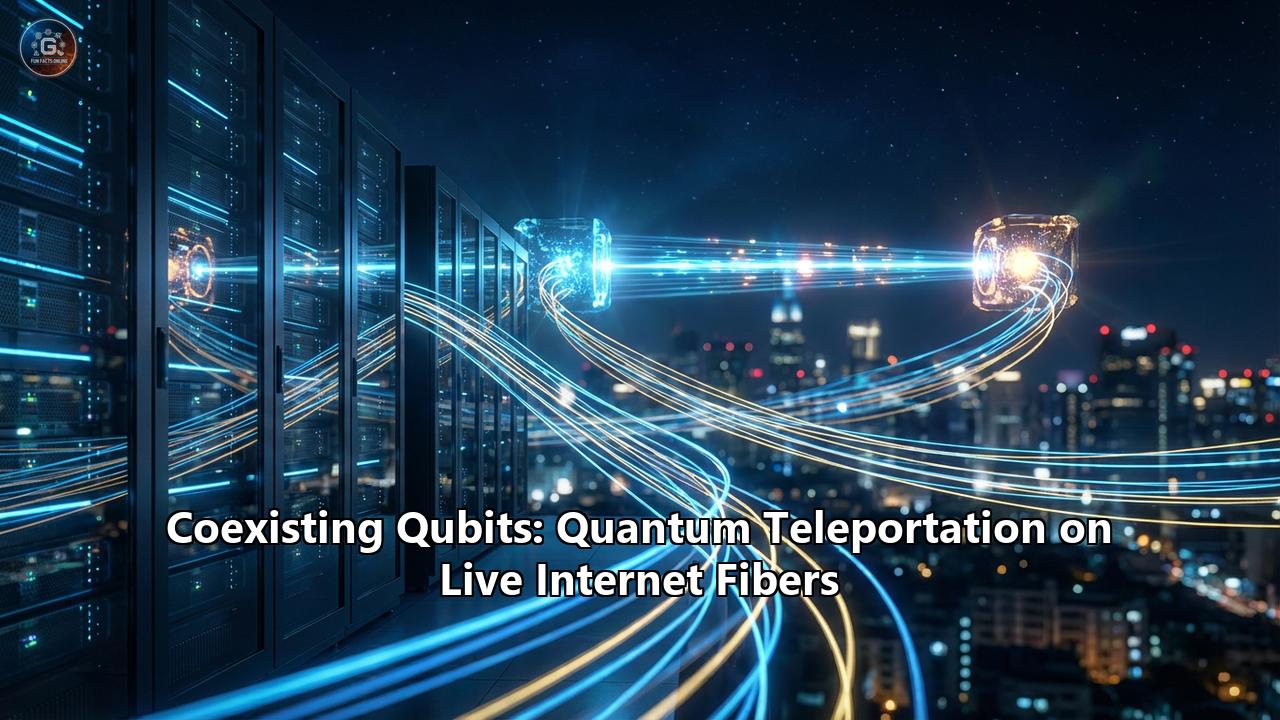 Coexisting Qubits: Quantum Teleportation on Live Internet Fibers