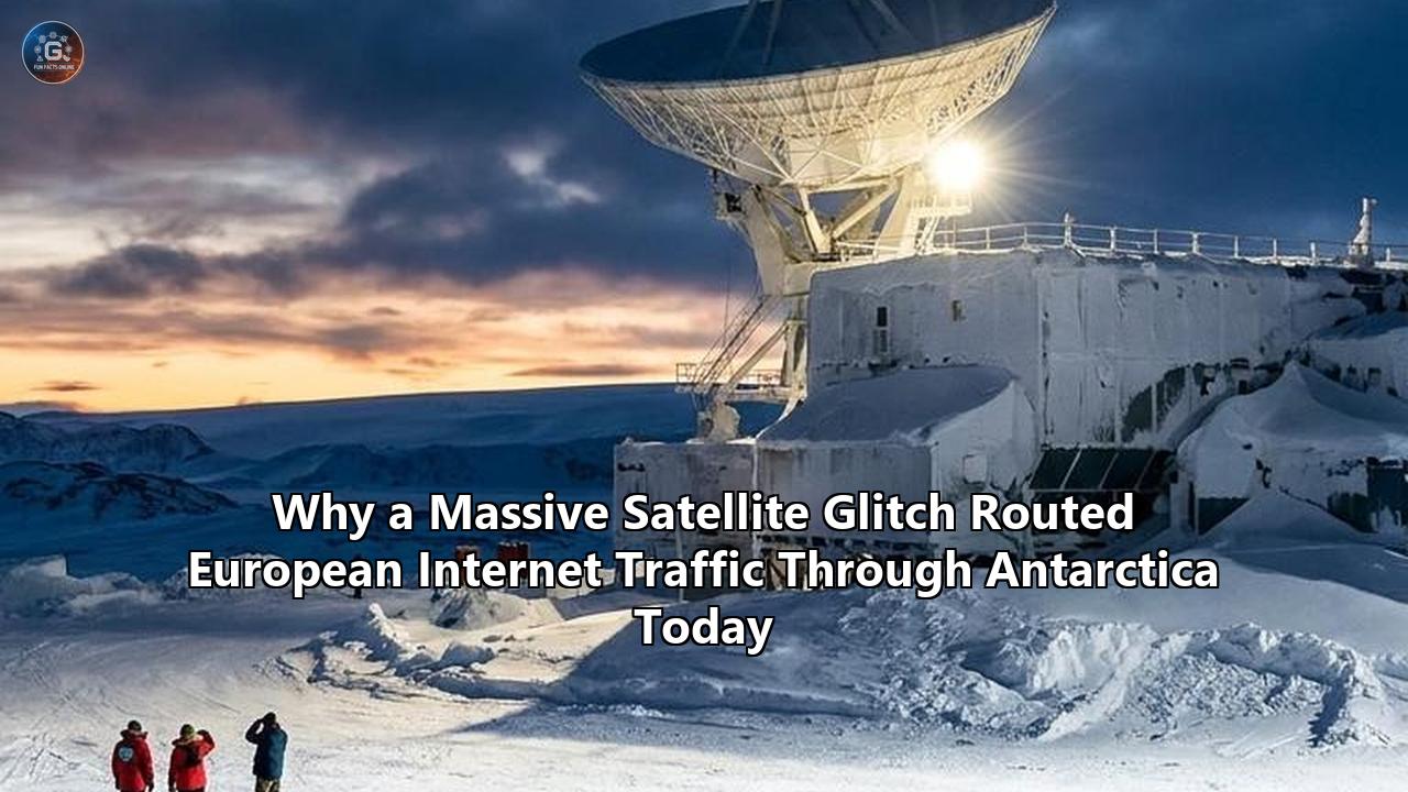 Why a Massive Satellite Glitch Routed European Internet Traffic Through Antarctica Today