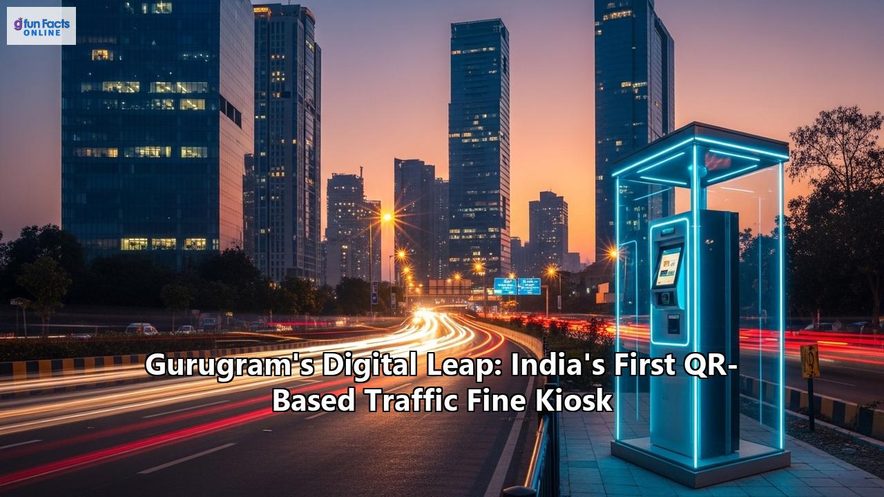 Gurugram's Digital Leap: India's First QR-Based Traffic Fine Kiosk