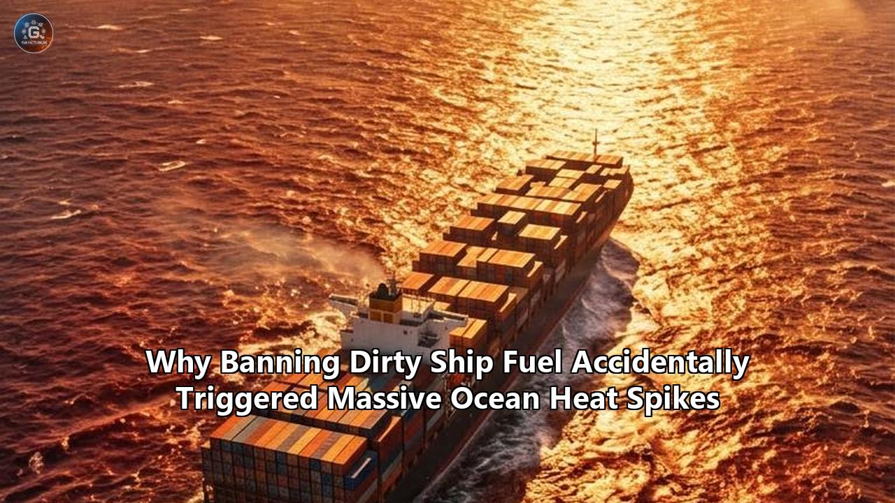 Why Banning Dirty Ship Fuel Accidentally Triggered Massive Ocean Heat Spikes