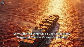 Why Banning Dirty Ship Fuel Accidentally Triggered Massive Ocean Heat Spikes