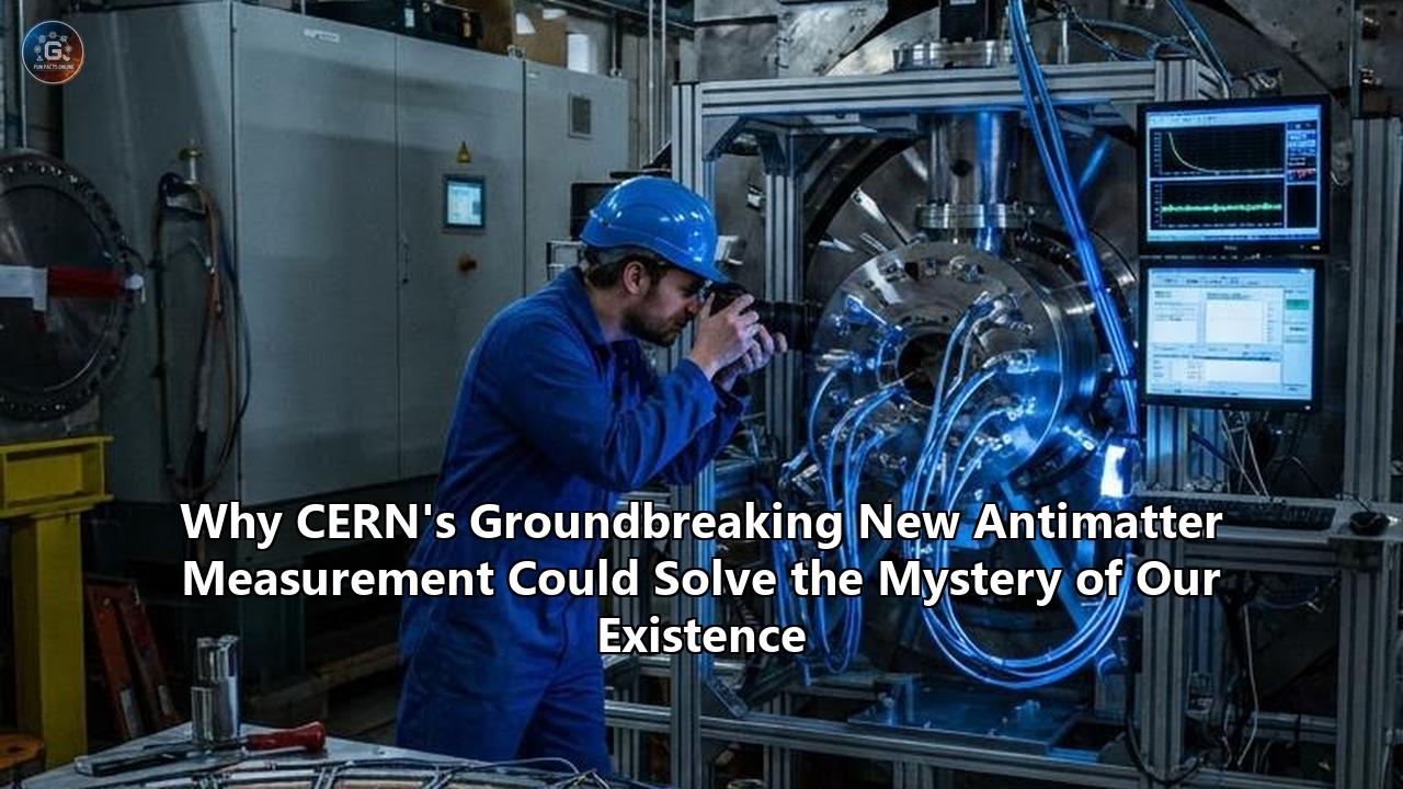Why CERN's Groundbreaking New Antimatter Measurement Could Solve the Mystery of Our Existence