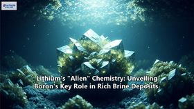 Lithium's "Alien" Chemistry: Unveiling Boron's Key Role in Rich Brine Deposits.
