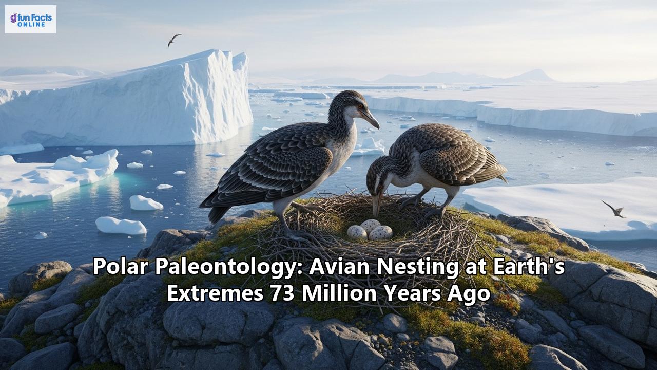 Polar Paleontology: Avian Nesting at Earth's Extremes 73 Million Years Ago