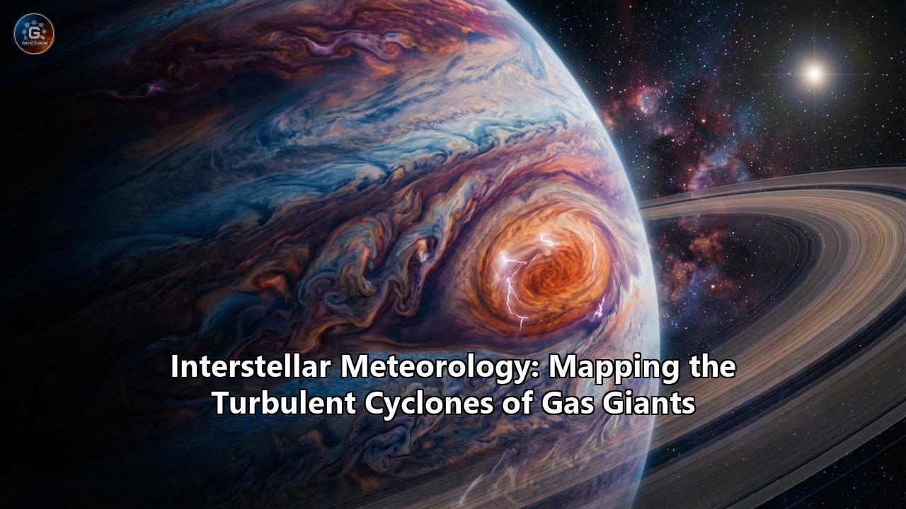 Interstellar Meteorology: Mapping the Turbulent Cyclones of Gas Giants