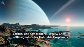 Carbon-Lite Atmospheres: A New Chemical Biosignature for Habitable Exoplanets