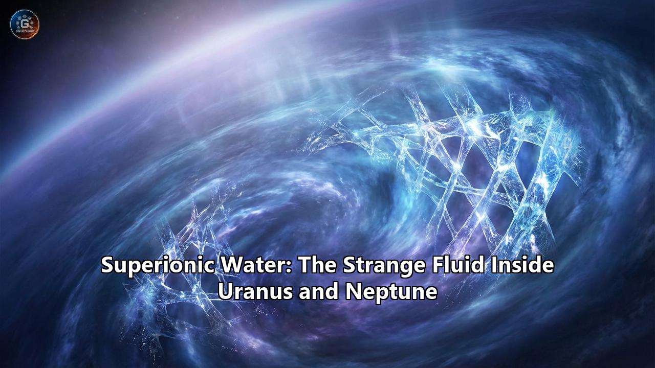 Superionic Water: The Strange Fluid Inside Uranus and Neptune