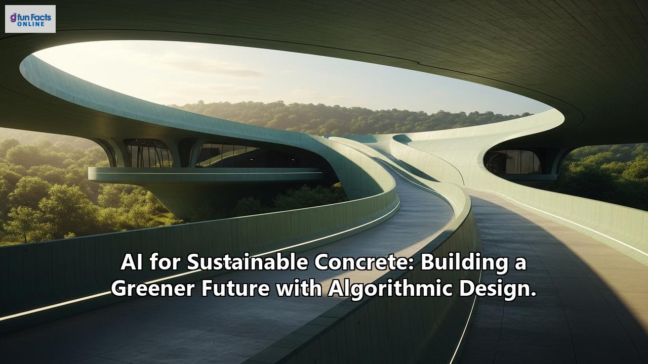 AI for Sustainable Concrete: Building a Greener Future with Algorithmic Design.
