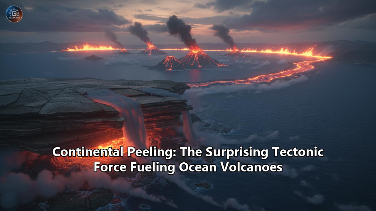 Continental Peeling: The Surprising Tectonic Force Fueling Ocean Volcanoes