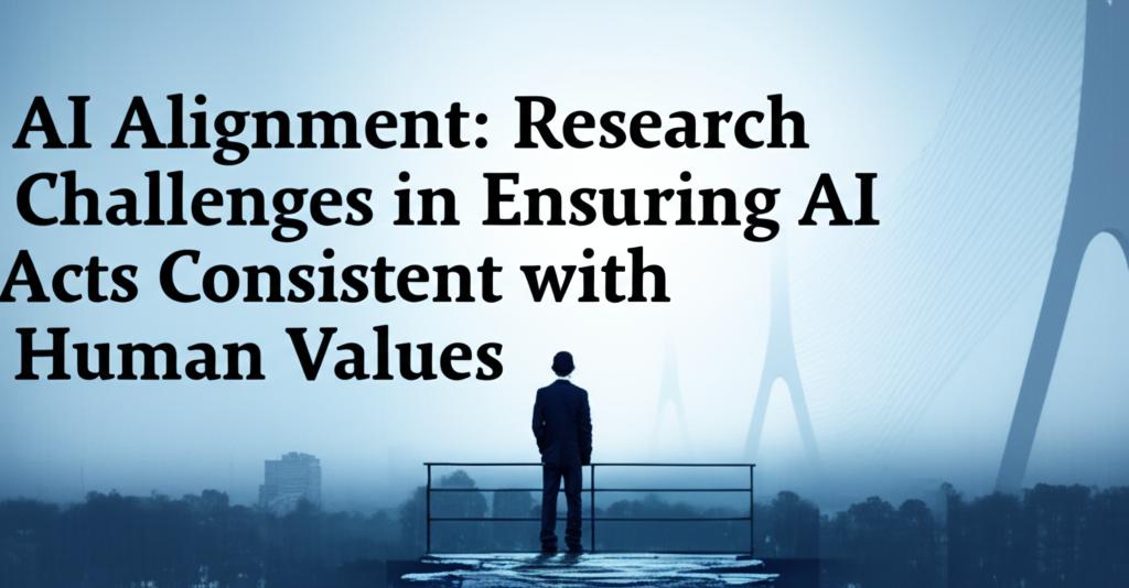 AI Alignment: Research Challenges in Ensuring AI Acts Consistent with Human Values