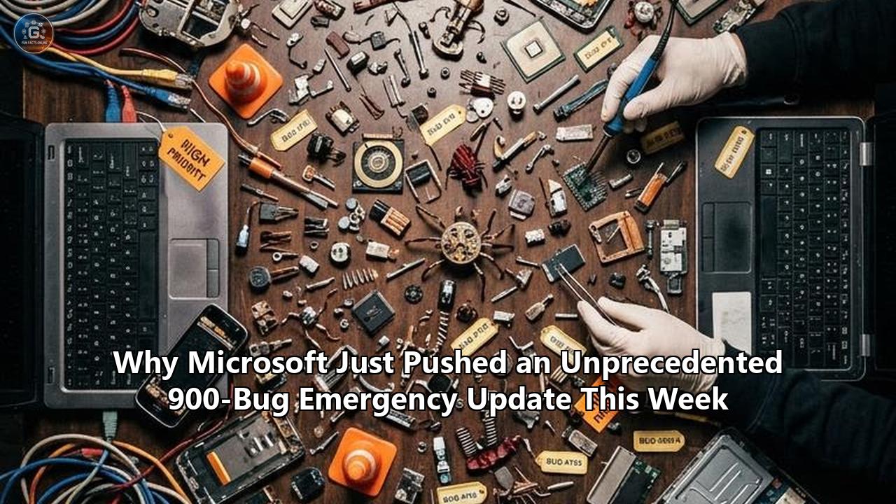 Why Microsoft Just Pushed an Unprecedented 900-Bug Emergency Update This Week