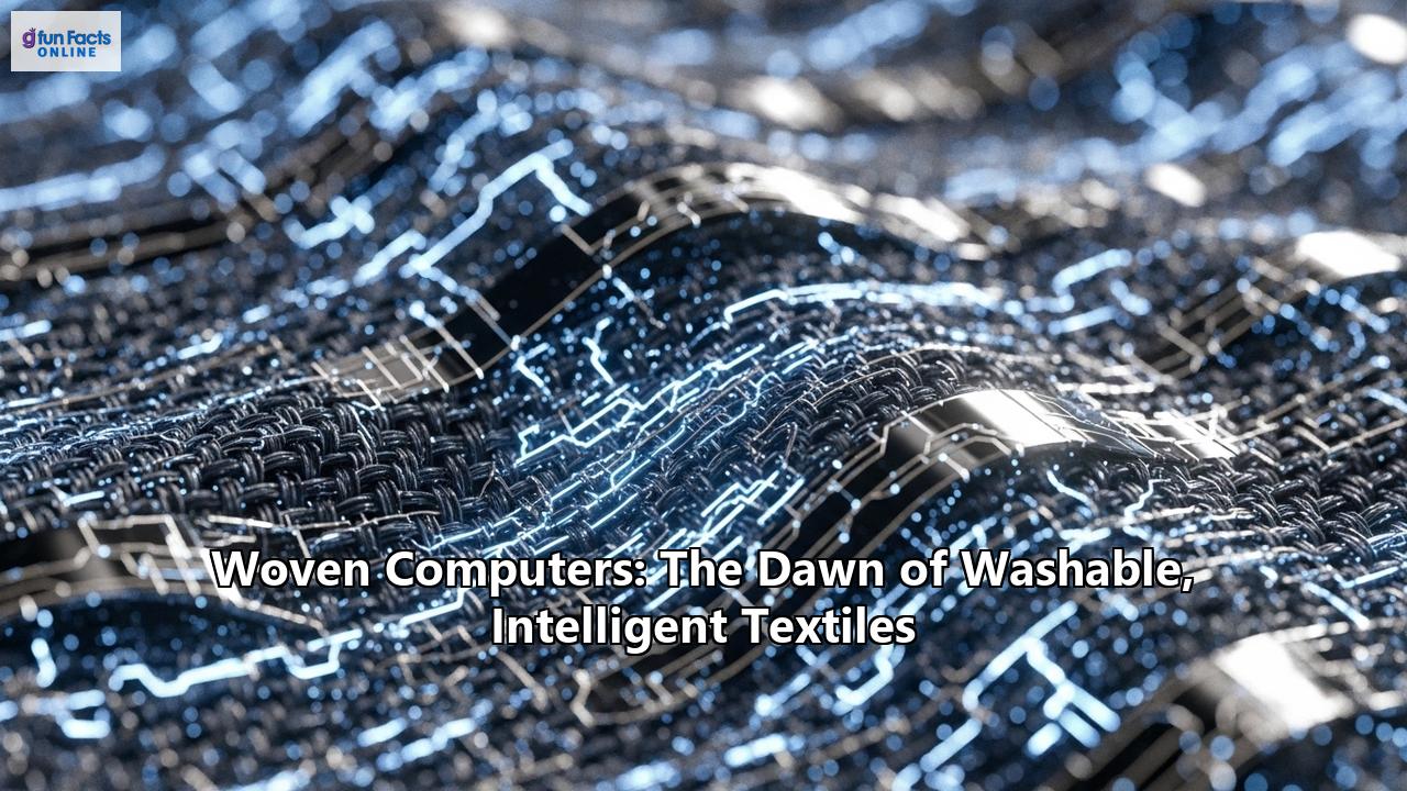 Woven Computers: The Dawn of Washable, Intelligent Textiles