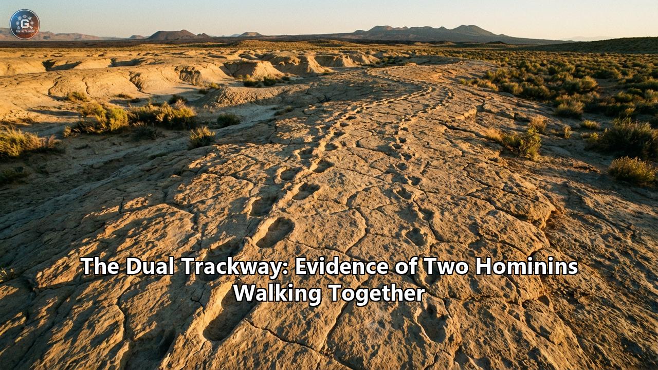 The Dual Trackway: Evidence of Two Hominins Walking Together