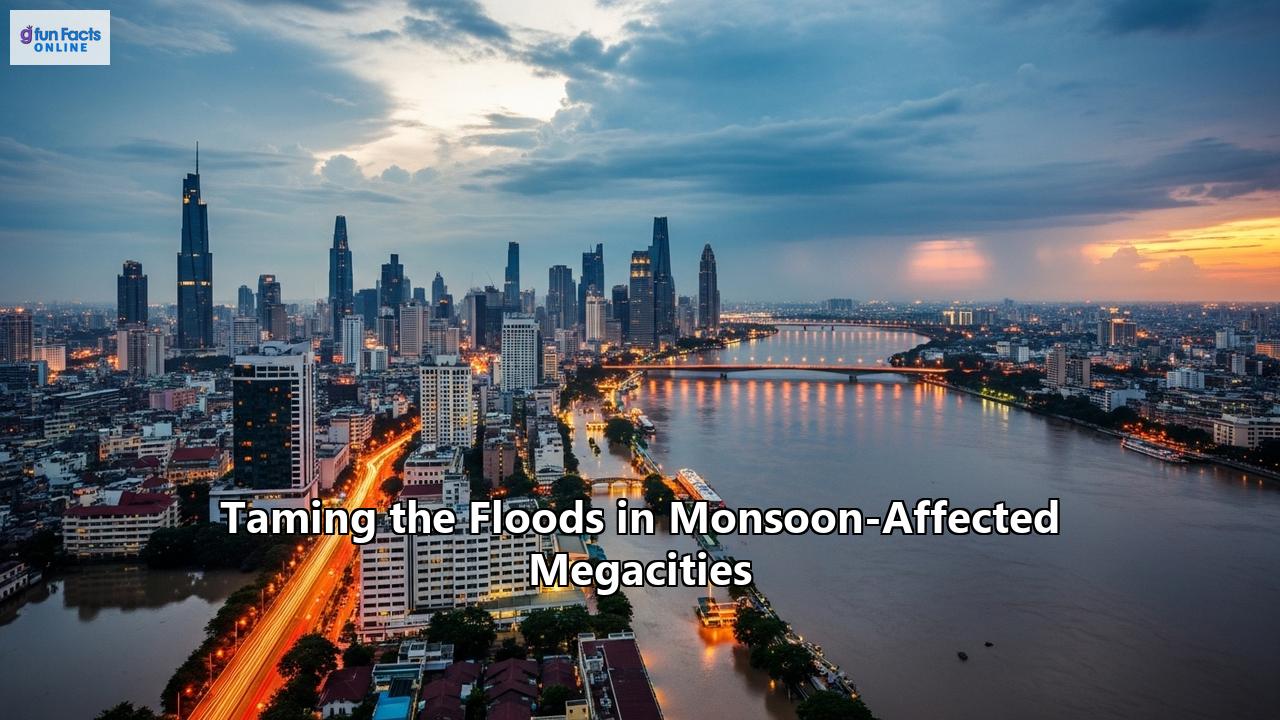 Taming the Floods in Monsoon-Affected Megacities