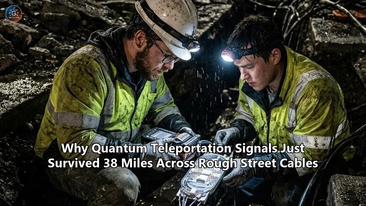 Why Quantum Teleportation Signals Just Survived 38 Miles Across Rough Street Cables