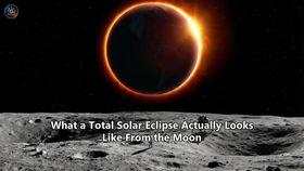 What a Total Solar Eclipse Actually Looks Like From the Moon