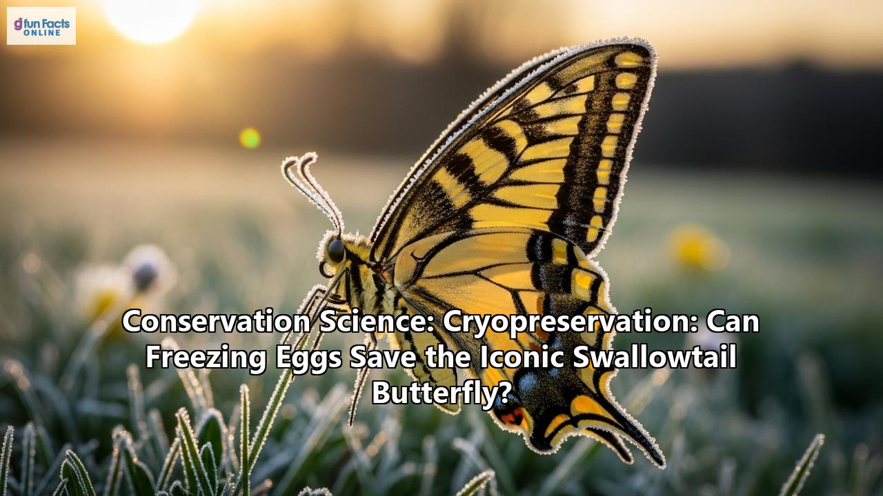 Conservation Science: Cryopreservation: Can Freezing Eggs Save the Iconic Swallowtail Butterfly?