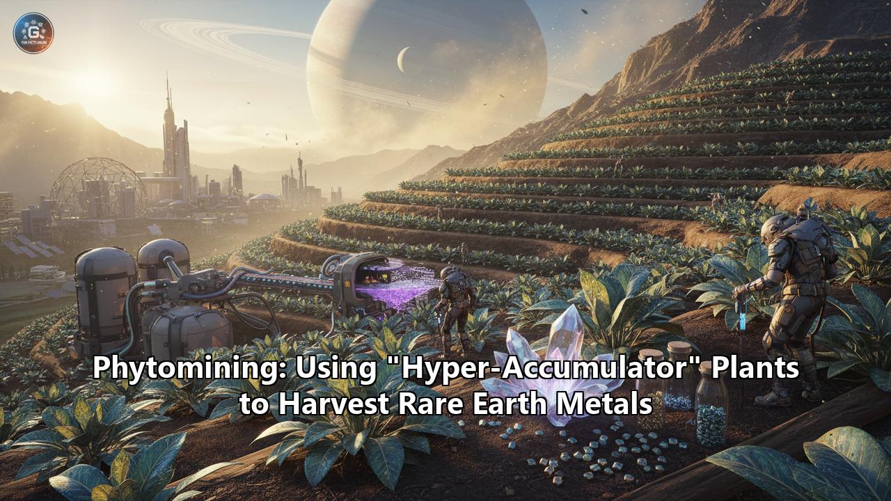 Phytomining: Using "Hyper-Accumulator" Plants to Harvest Rare Earth Metals