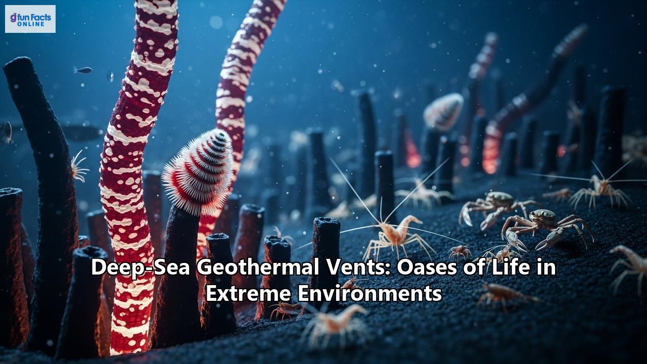 Deep-Sea Geothermal Vents: Oases of Life in Extreme Environments
