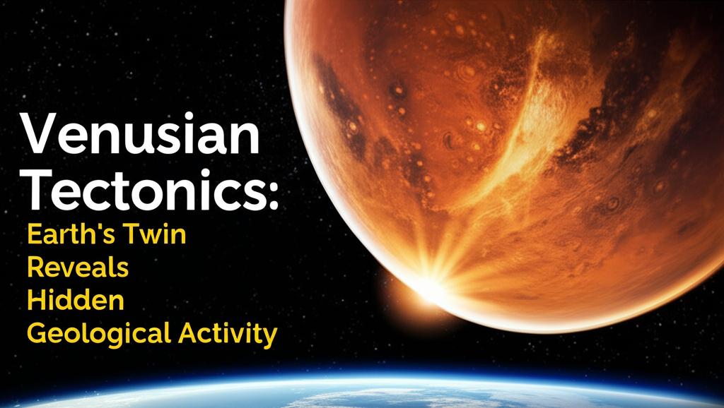 Venusian Tectonics: Earth's Twin Reveals Hidden Geological Activity