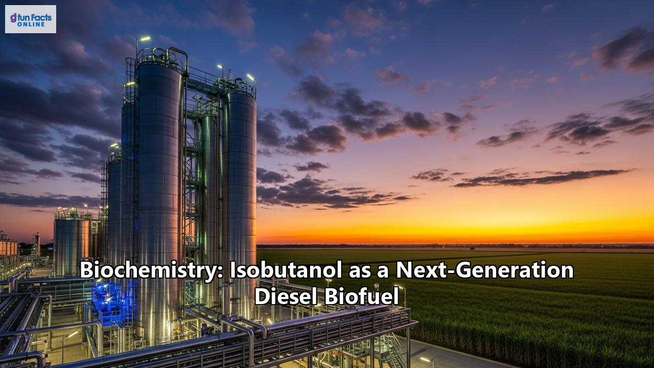 Biochemistry: Isobutanol as a Next-Generation Diesel Biofuel