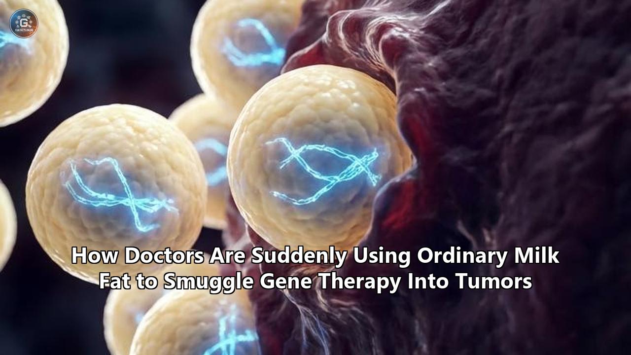 How Doctors Are Suddenly Using Ordinary Milk Fat to Smuggle Gene Therapy Into Tumors