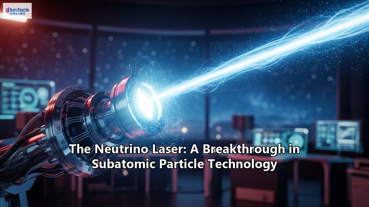 The Neutrino Laser: A Breakthrough in Subatomic Particle Technology