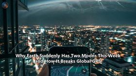 Why Earth Suddenly Has Two Moons This Week and How It Breaks Global GPS