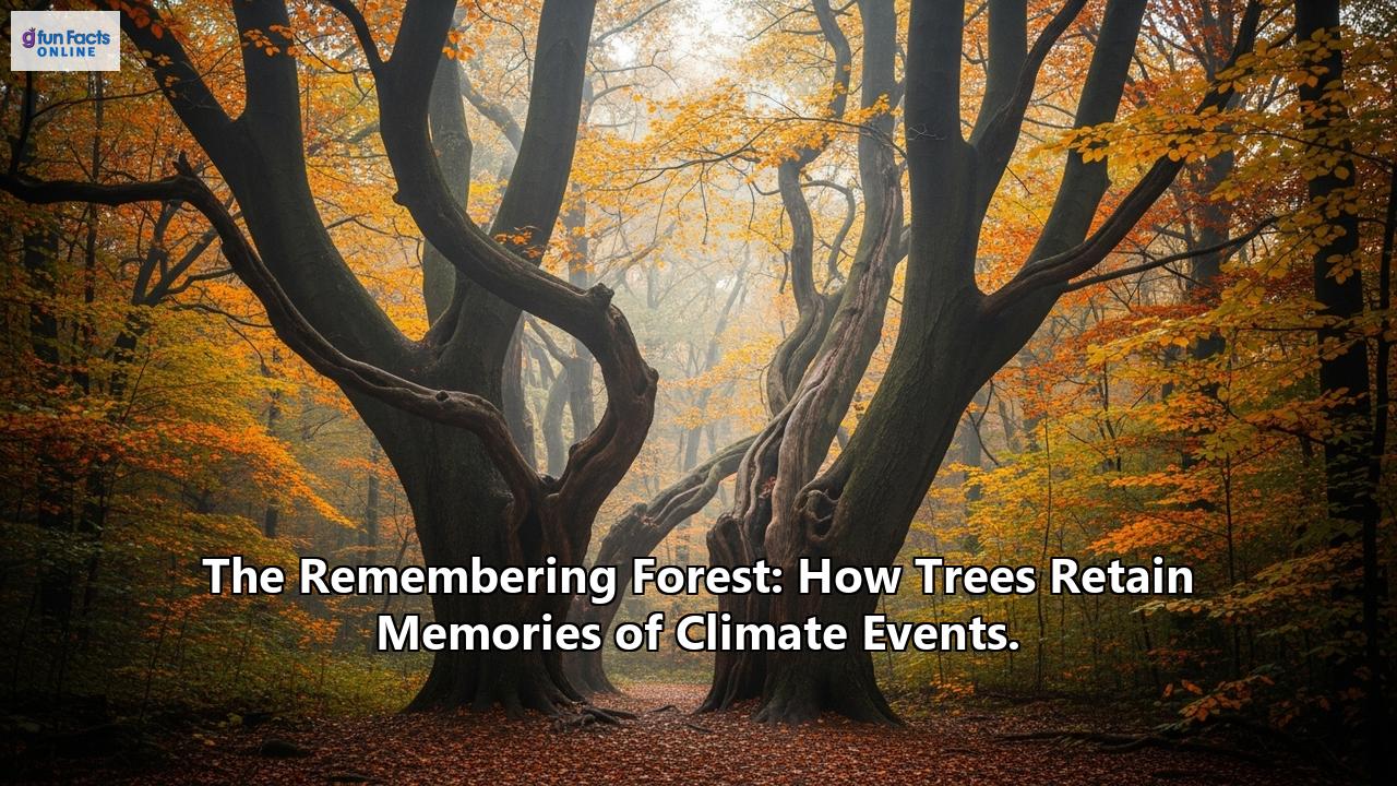 The Remembering Forest: How Trees Retain Memories of Climate Events.