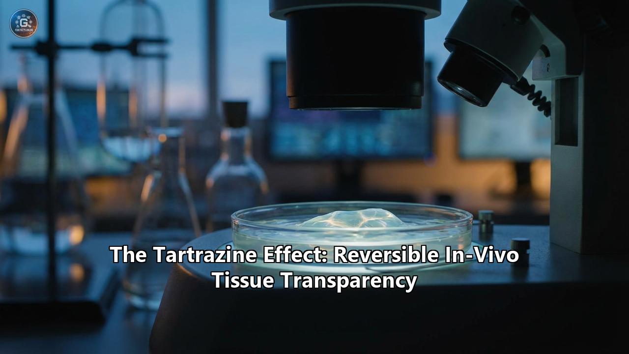 The Tartrazine Effect: Reversible In-Vivo Tissue Transparency