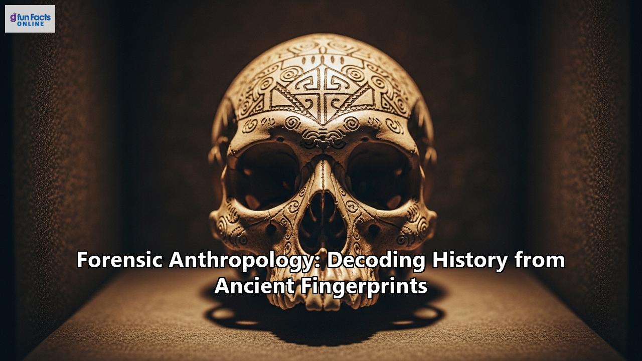 Forensic Anthropology: Decoding History from Ancient Fingerprints