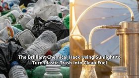 The Brilliant Chemical Hack Using Sunlight to Turn Plastic Trash Into Clean Fuel