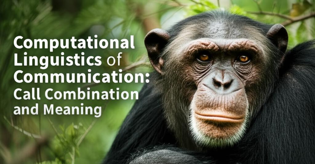 Computational Linguistics of Chimpanzee Communication: Call Combination and Meaning