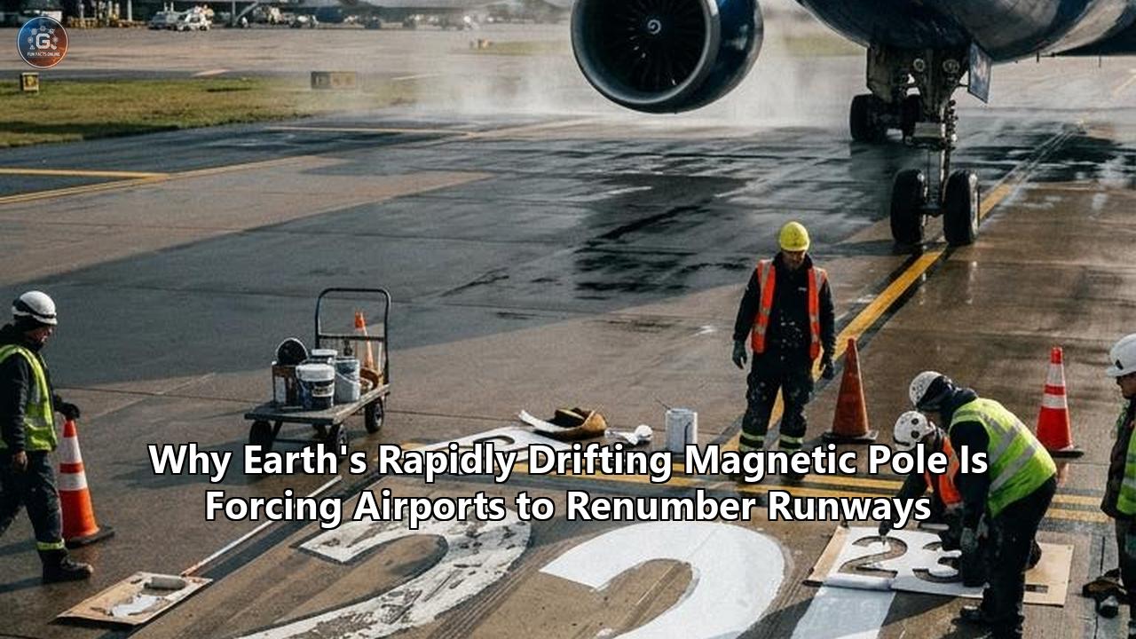 Why Earth's Rapidly Drifting Magnetic Pole Is Forcing Airports to Renumber Runways