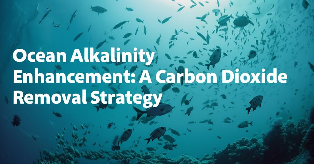 Ocean Alkalinity Enhancement: A Carbon Dioxide Removal Strategy