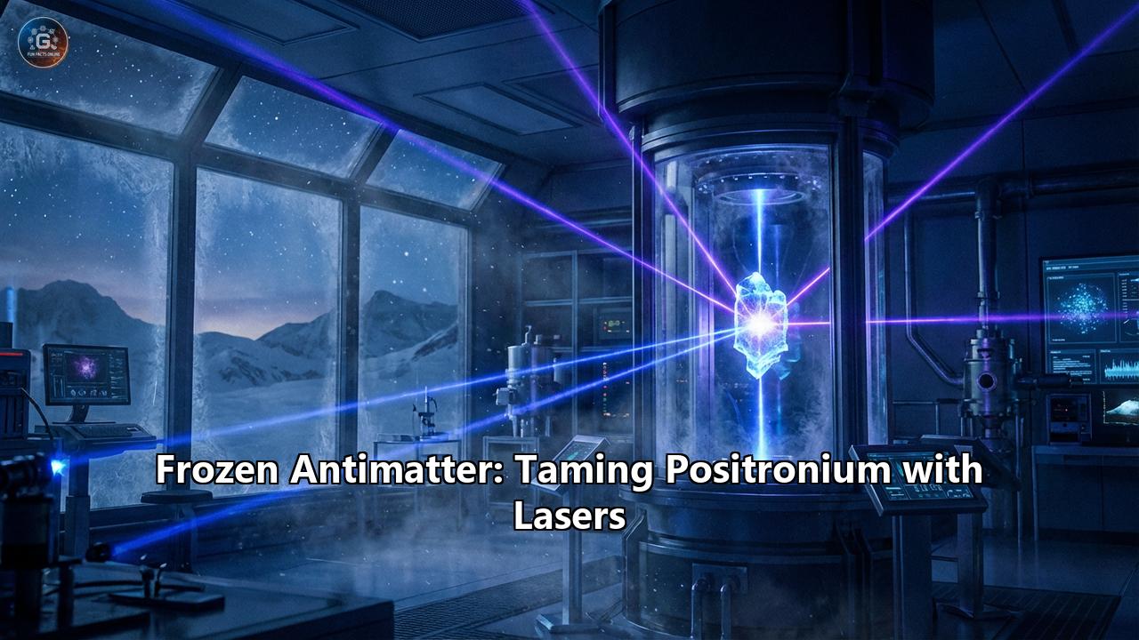Frozen Antimatter: Taming Positronium with Lasers