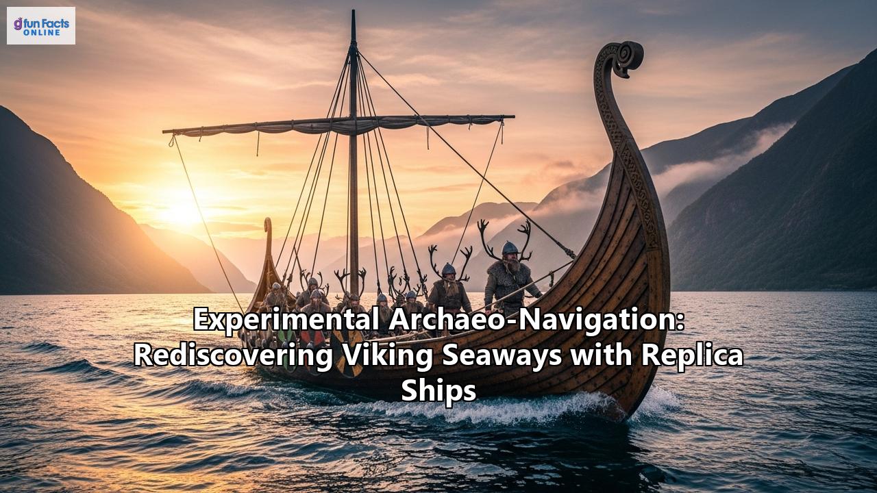 Experimental Archaeo-Navigation: Rediscovering Viking Seaways with Replica Ships