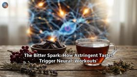 The Bitter Spark: How Astringent Tastes Trigger Neural 'Workouts'