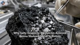 Why Salty Evaporite Crystals on Asteroid Bennu Stunned NASA Scientists