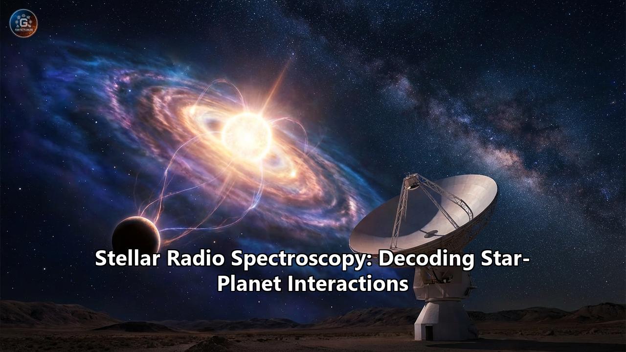 Stellar Radio Spectroscopy: Decoding Star-Planet Interactions