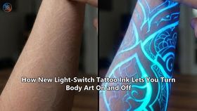 How New Light-Switch Tattoo Ink Lets You Turn Body Art On and Off