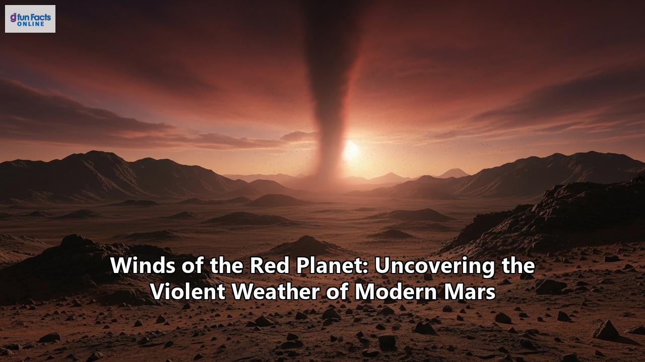 Winds of the Red Planet: Uncovering the Violent Weather of Modern Mars