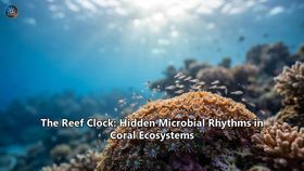 The Reef Clock: Hidden Microbial Rhythms in Coral Ecosystems