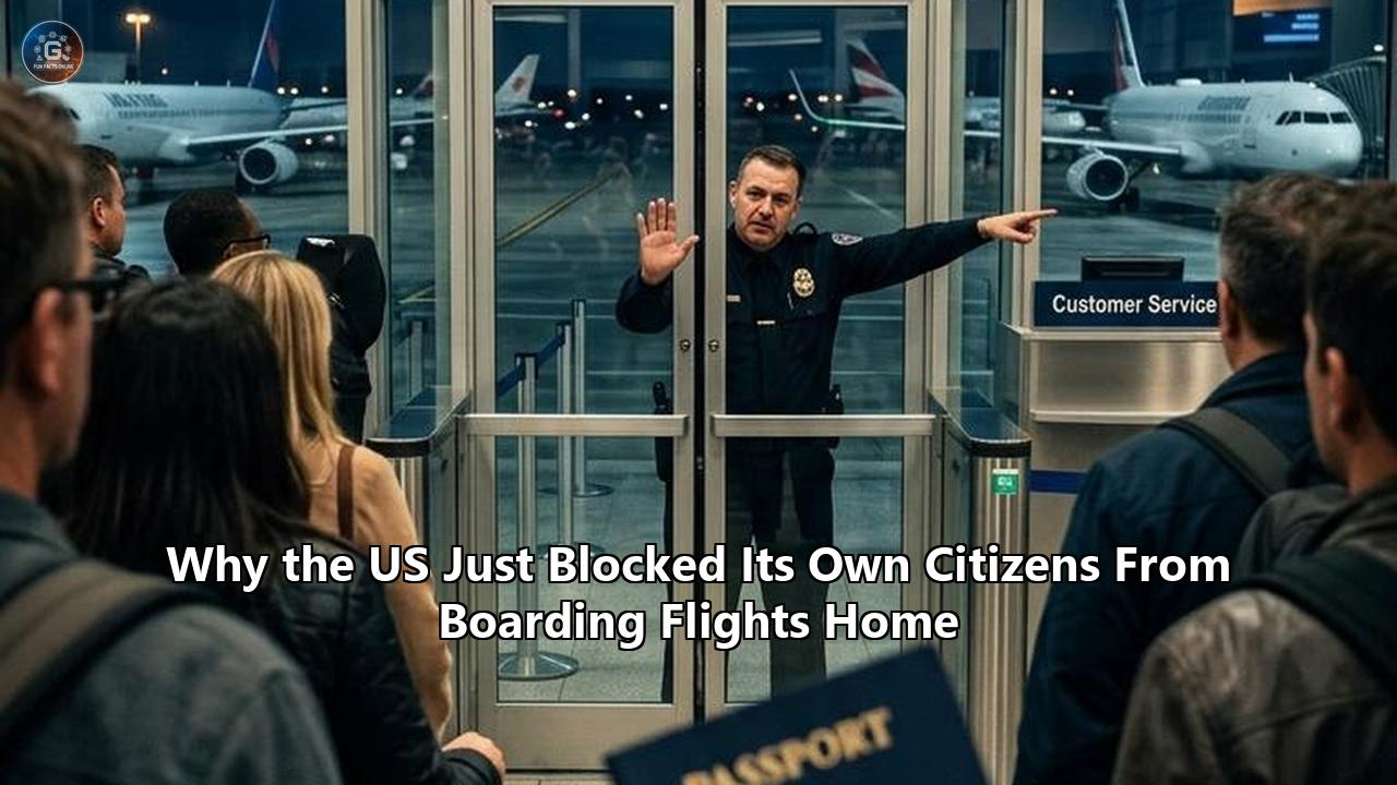 Why the US Just Blocked Its Own Citizens From Boarding Flights Home